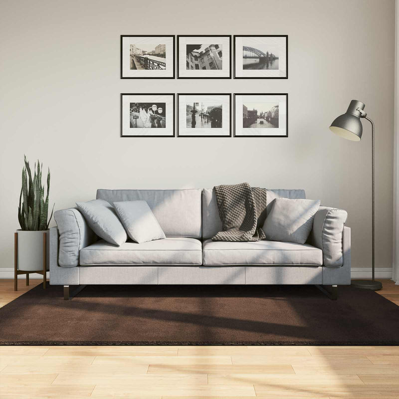 Load image into Gallery viewer, Vidaxl vloerkleden rechthoekig huarte bruin 200 x 140 cm polyester