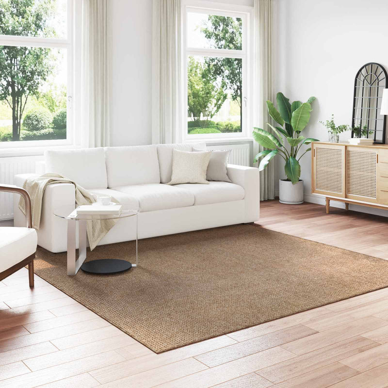 Load image into Gallery viewer, Vidaxl vloerkleden vierkant huarte naturel 240 x 240 cm polyester