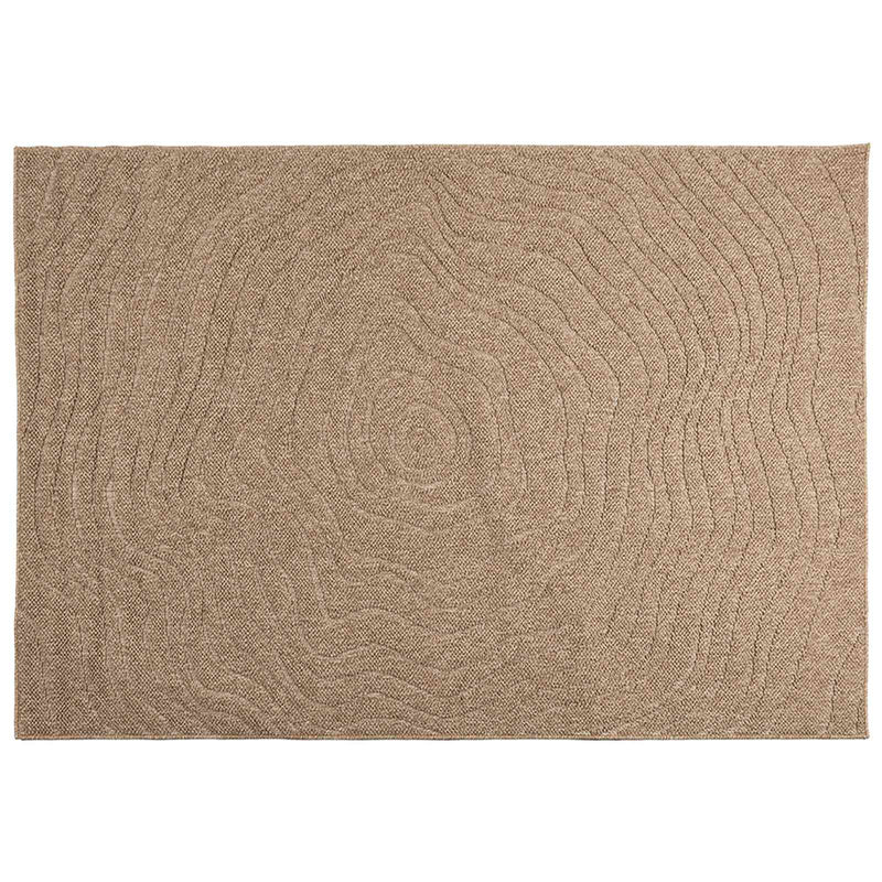 Load image into Gallery viewer, Vidaxl vloerkleden moiré huarte naturel 170 x 120 cm polyester