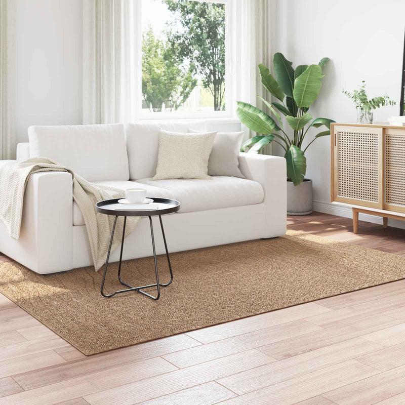 Load image into Gallery viewer, Vidaxl vloerkleden moiré huarte naturel 200 x 140 cm polyester