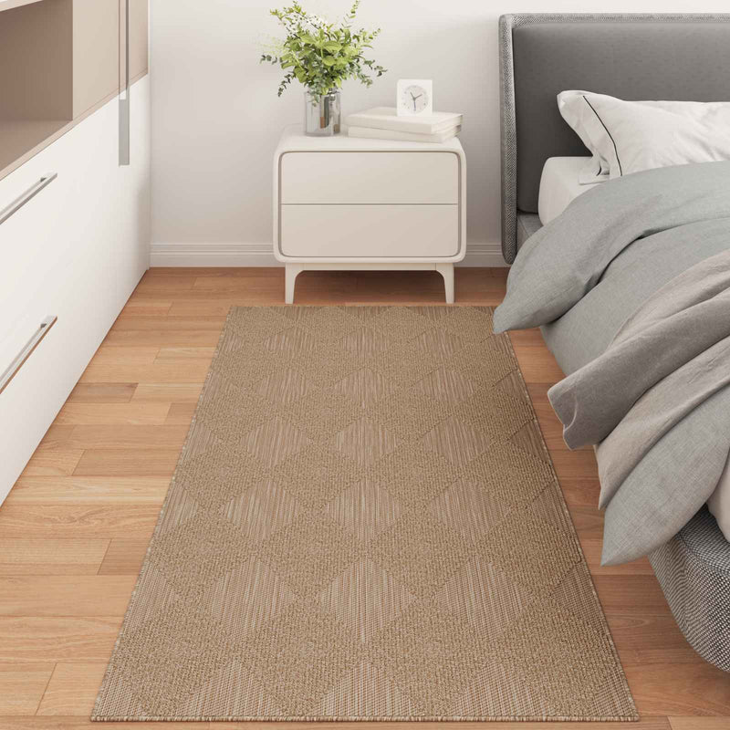 Load image into Gallery viewer, Vidaxl vloerkleden rechthoekig huarte naturel 200 x 80 cm polyester