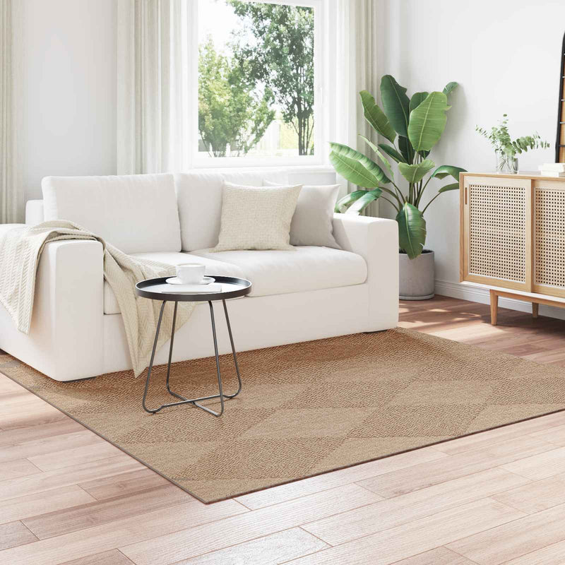 Load image into Gallery viewer, Vidaxl vloerkleden vierkant huarte naturel 200 x 200 cm polyester