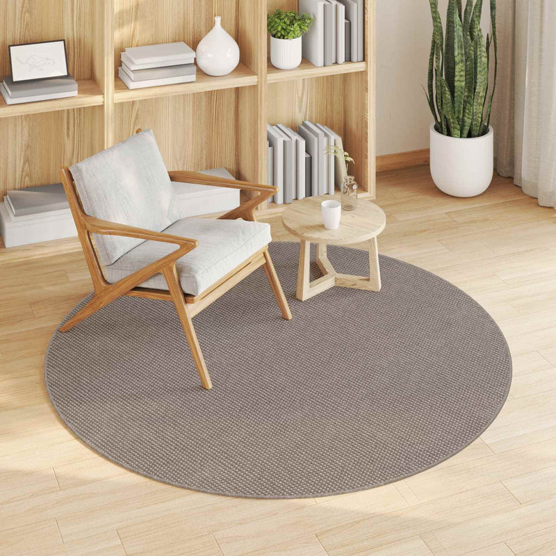 Load image into Gallery viewer, Vidaxl vloerkleden rond huarte crème en taupe ø 200 cm polyester