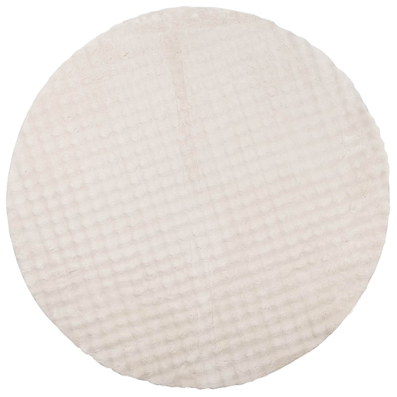 Load image into Gallery viewer, Vidaxl vloerkleden rond huarte beige ø 120 cm polyester