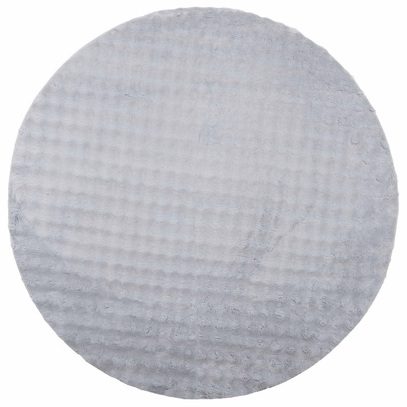Load image into Gallery viewer, Vidaxl vloerkleden rond huarte grijs ø 200 cm polyester