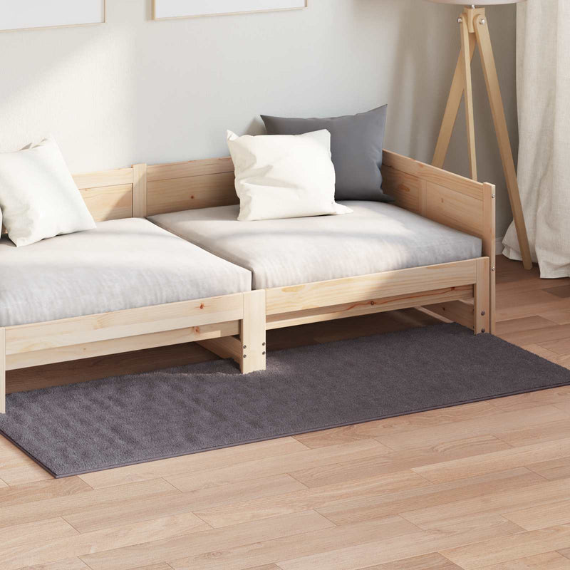 Load image into Gallery viewer, Vidaxl vloerkleden rechthoekig huarte antraciet 200 x 80 cm polyester