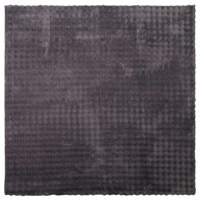 Load image into Gallery viewer, Vidaxl vloerkleden vierkant huarte antraciet 120 x 120 cm polyester