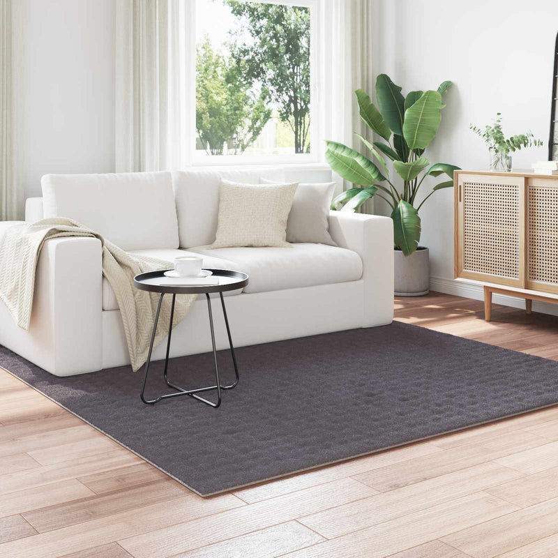 Load image into Gallery viewer, Vidaxl vloerkleden vierkant huarte antraciet 200 x 200 cm polyester