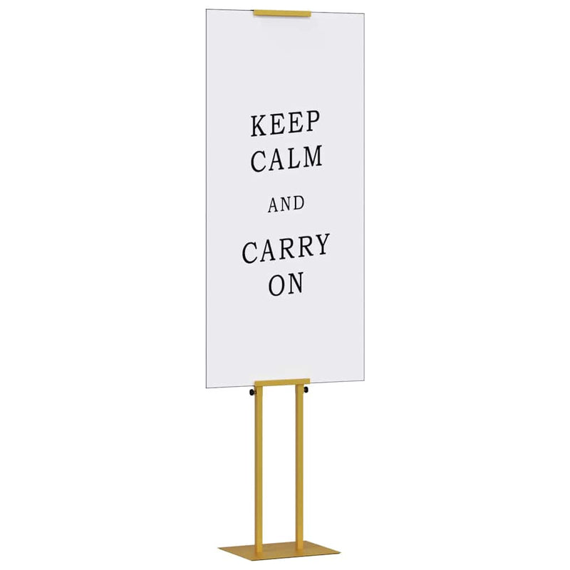 Load image into Gallery viewer, Vidaxl beurs displays 2 pcs goud 30 x 23,5 x 210 cm staal