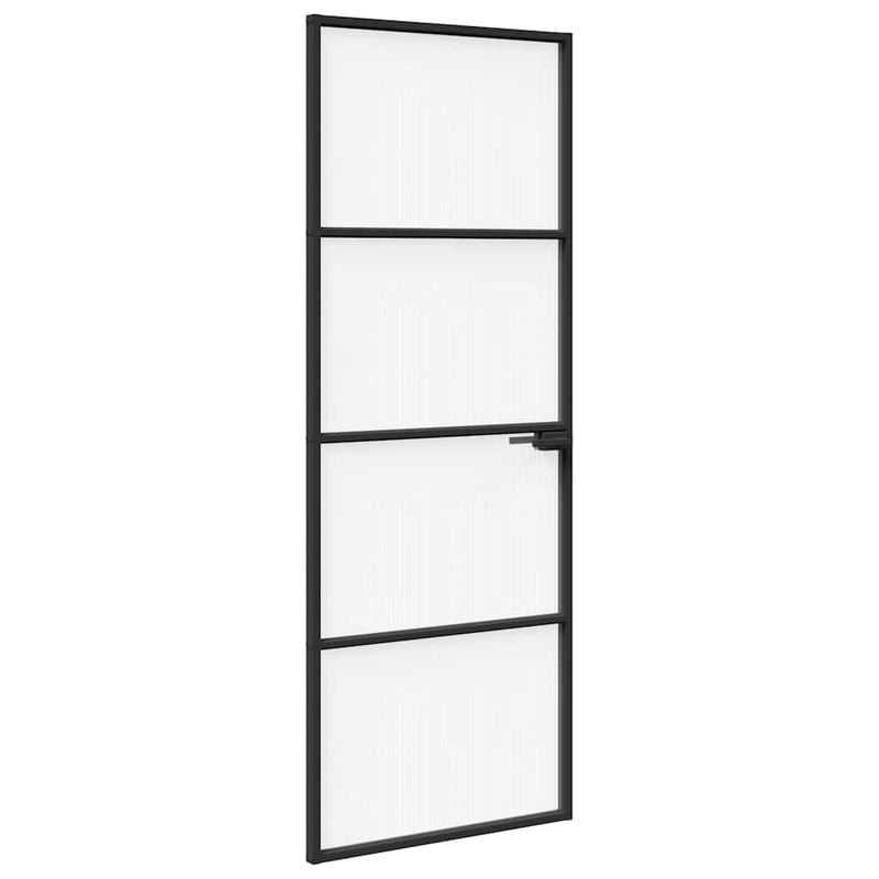 Load image into Gallery viewer, Vidaxl huisdeur 76 x 201,5 x 3,5 cm aluminium en gehard glas