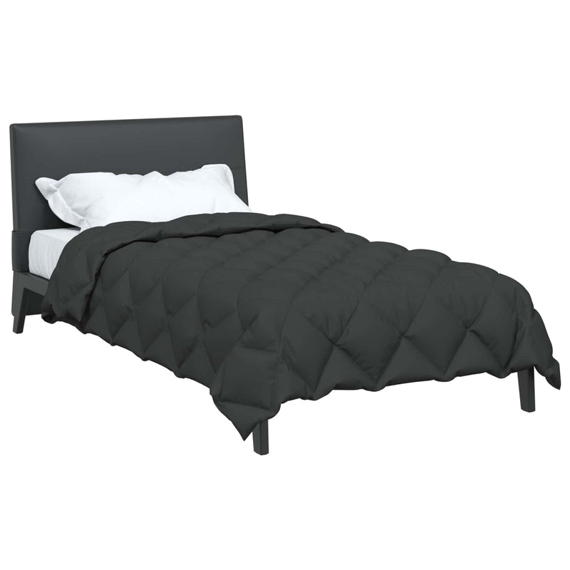 Load image into Gallery viewer, Vidaxl winter dekbed antraciet 220 x 135 cm microfiber