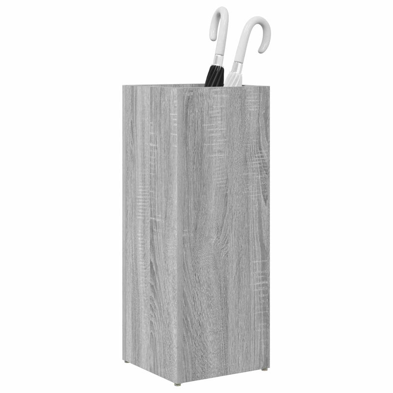 Load image into Gallery viewer, Vidaxl paraplu standaard grijs sonoma 25 x 24,5 x 64 cm bewerkt hout