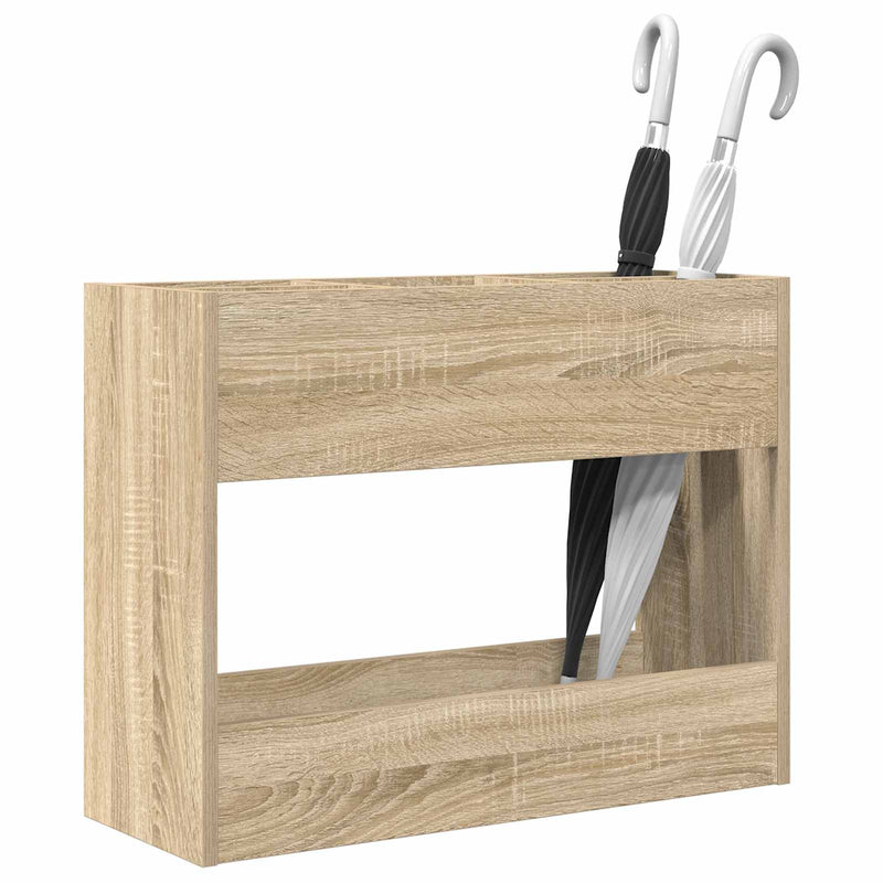 Load image into Gallery viewer, Vidaxl paraplu standaard sonoma eiken 65 x 24 x 50 cm bewerkt hout