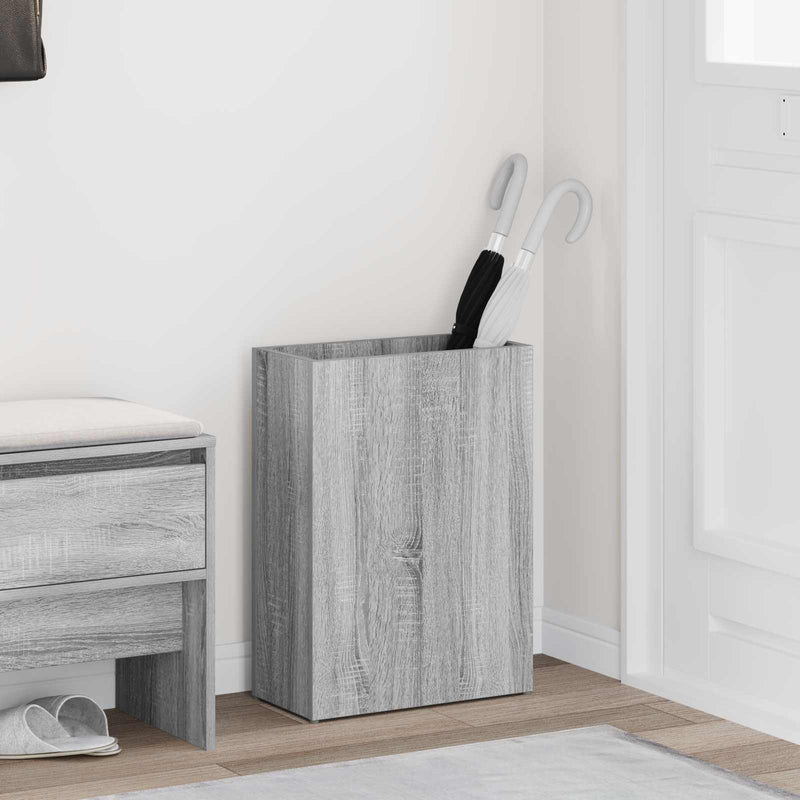 Load image into Gallery viewer, Vidaxl paraplu standaard grijs sonoma 40 x 20 x 55,5 cm bewerkt hout