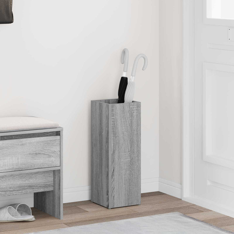 Load image into Gallery viewer, Vidaxl paraplu standaard grijs sonoma 20 x 20 x 55,5 cm bewerkt hout