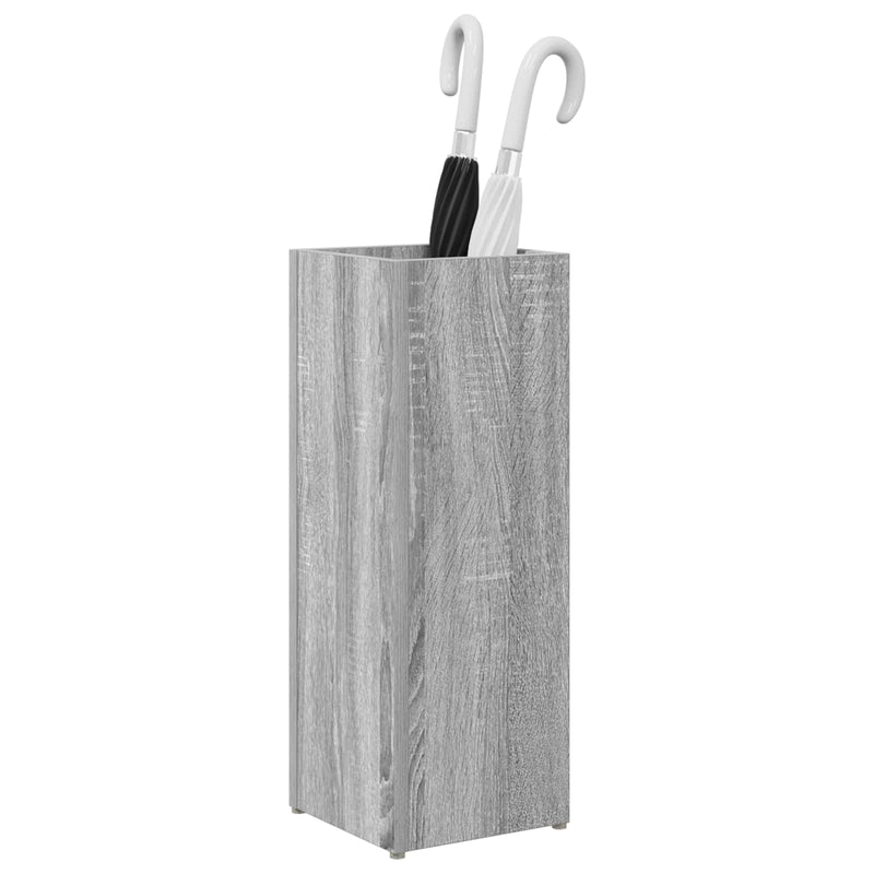 Load image into Gallery viewer, Vidaxl paraplu standaard grijs sonoma 20 x 20 x 55,5 cm bewerkt hout