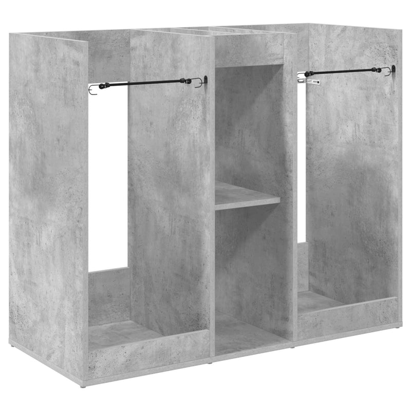 Load image into Gallery viewer, Vidaxl golfkast effen beton grijs 102 x 45 x 85,5 cm
