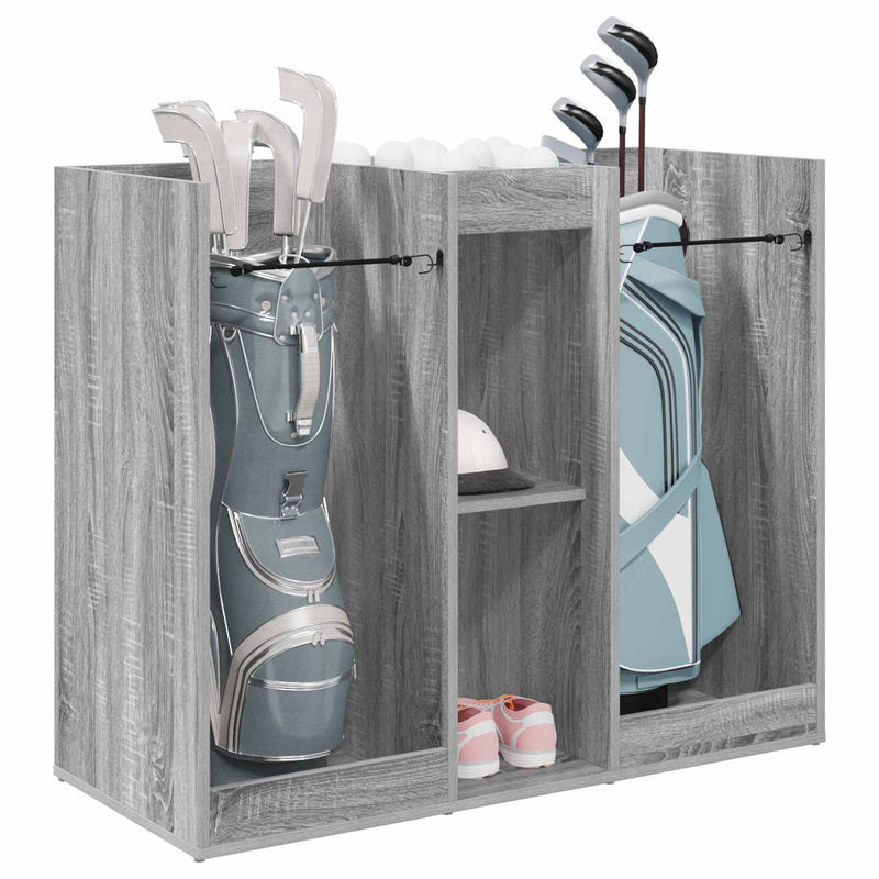Load image into Gallery viewer, Vidaxl golfkast effen grijs sonoma 102 x 45 x 85,5 cm