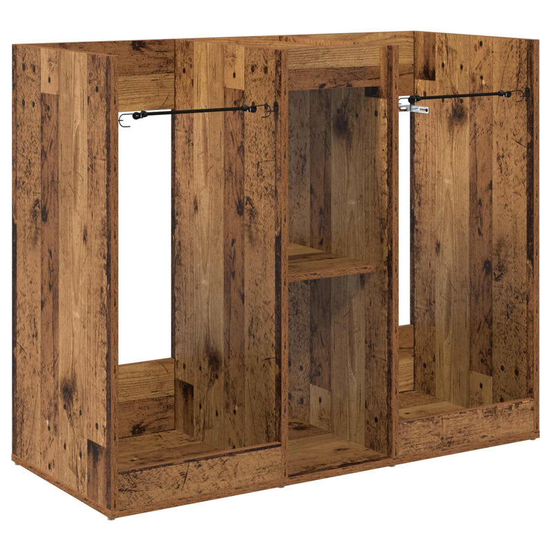 Load image into Gallery viewer, Vidaxl golfkast effen oudhout 102 x 45 x 85,5 cm