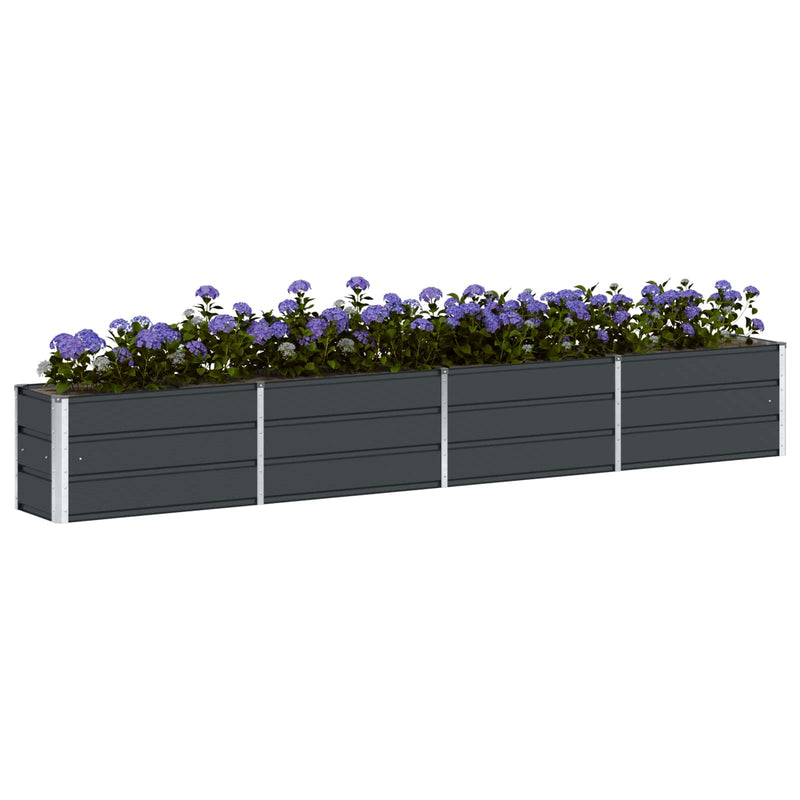Load image into Gallery viewer, Vidaxl plantenbak antraciet 320 x 40 x 45 cm staal