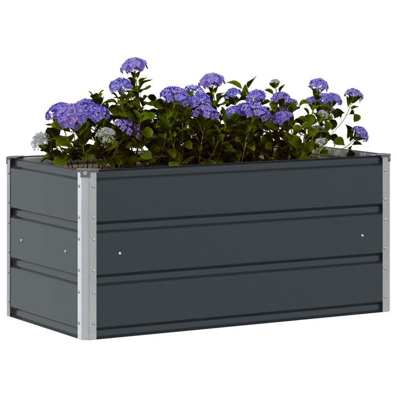 Load image into Gallery viewer, Vidaxl plantenbak antraciet 100 x 50 x 45 cm gegalvaniseerd staal