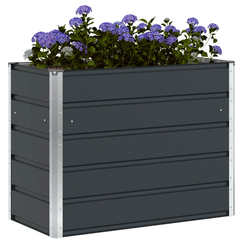 Load image into Gallery viewer, Vidaxl plantenbak antraciet 480 x 50 x 45 cm gegalvaniseerd staal