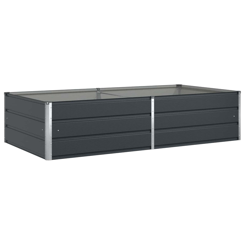 Load image into Gallery viewer, Vidaxl plantenbak antraciet 195 x 100 x 45 cm gegalvaniseerd staal