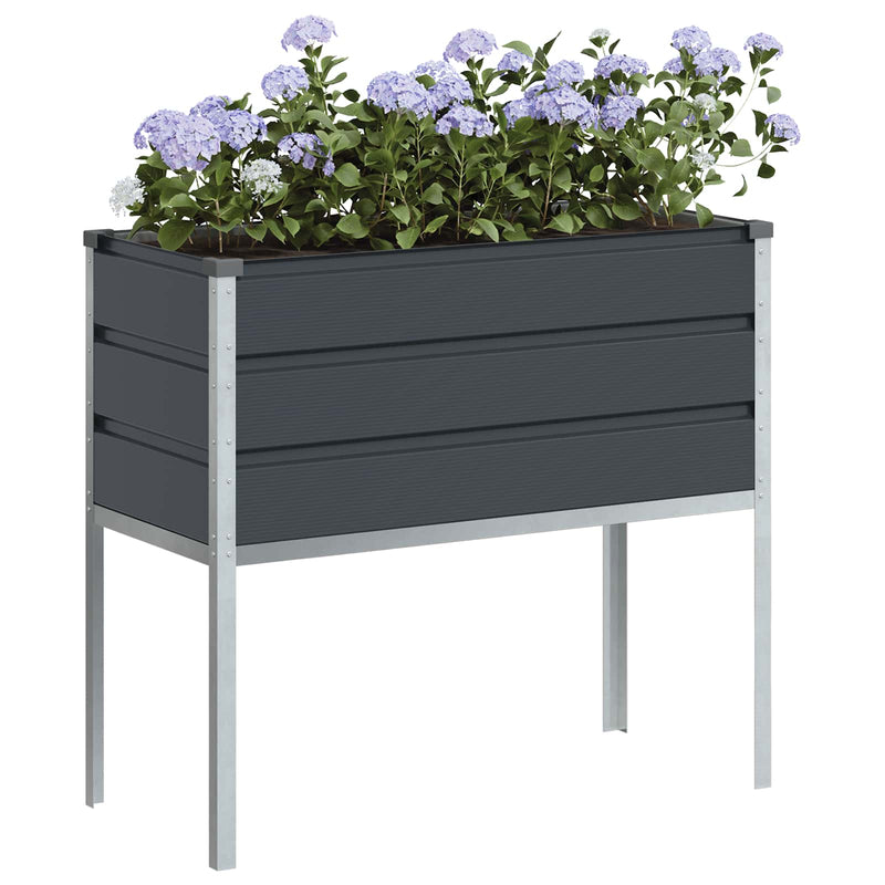 Load image into Gallery viewer, Vidaxl plantenbak antraciet 100 x 45 x 90 cm gegalvaniseerd staal