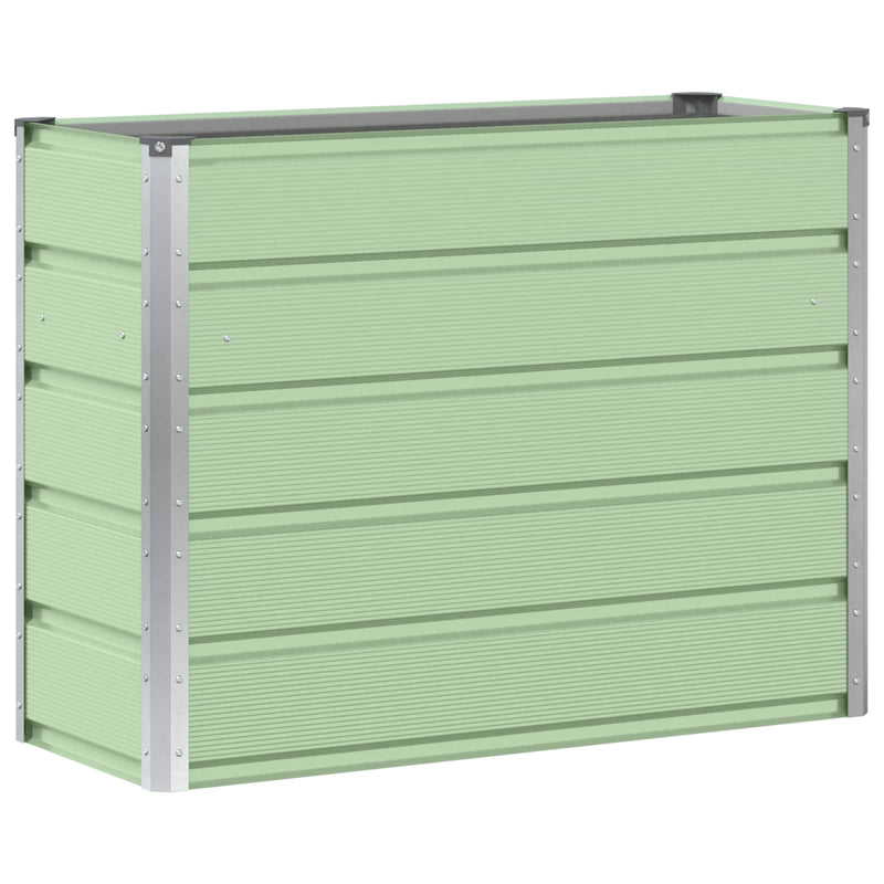 Load image into Gallery viewer, Vidaxl plantenbak groen 100 x 40 x 75 cm staal
