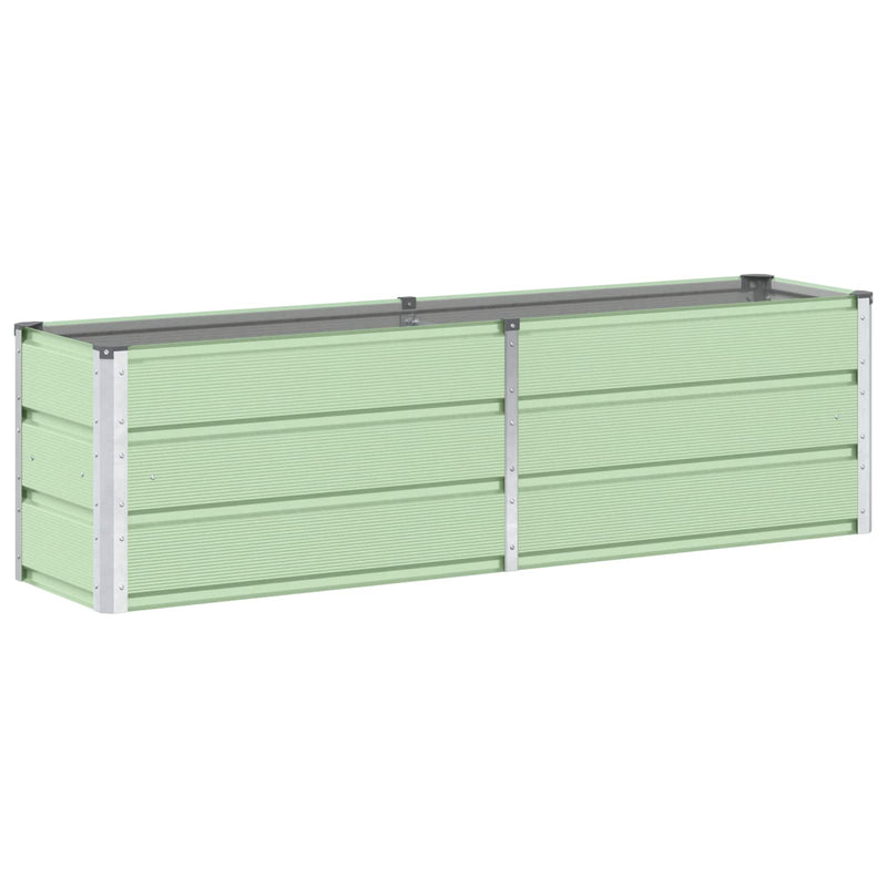 Load image into Gallery viewer, Vidaxl plantenbak groen 160 x 40 x 45 cm staal