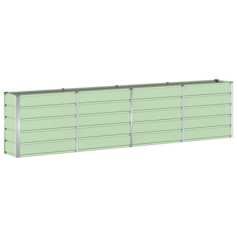 Load image into Gallery viewer, Vidaxl plantenbak groen 160 x 40 x 75 cm staal