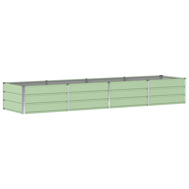 Load image into Gallery viewer, Vidaxl plantenbak groen 320 x 80 x 45 cm staal