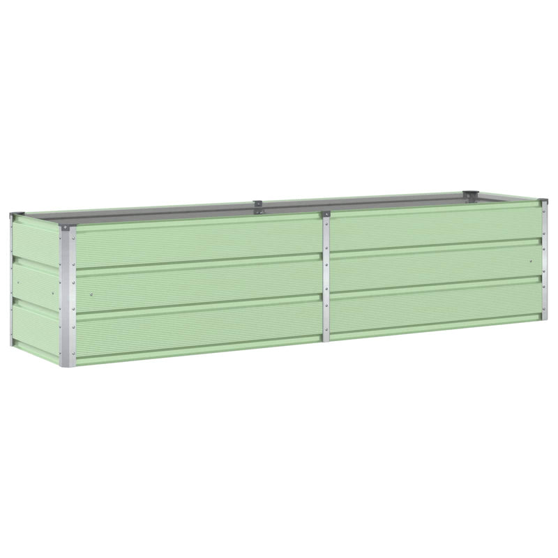 Load image into Gallery viewer, Vidaxl plantenbak pastelgroen 480 x 50 x 45 cm gegalvaniseerd staal