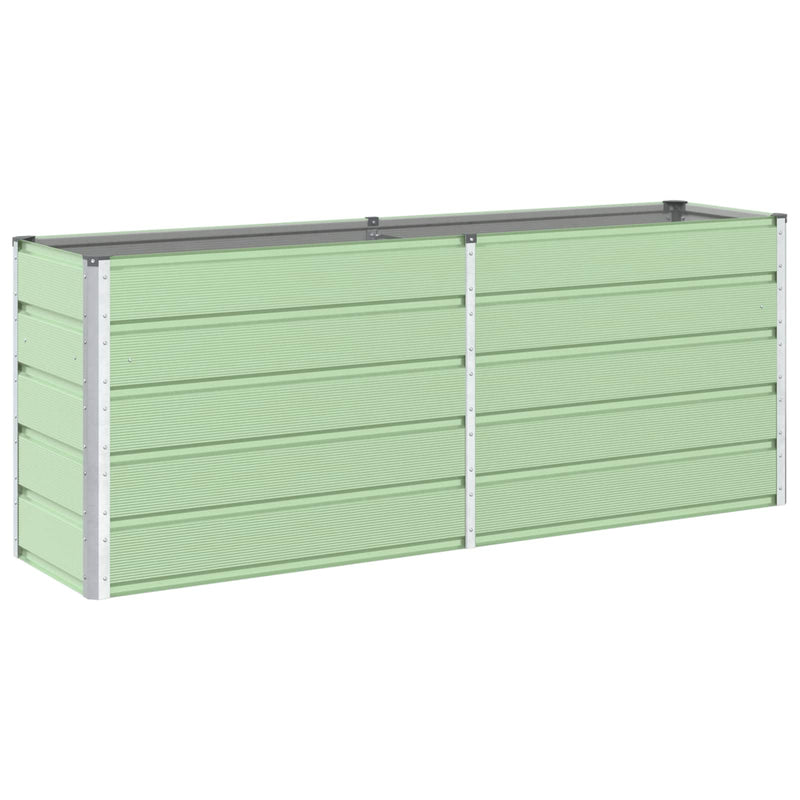 Load image into Gallery viewer, Vidaxl plantenbak pastelgroen 480 x 50 x 45 cm gegalvaniseerd staal