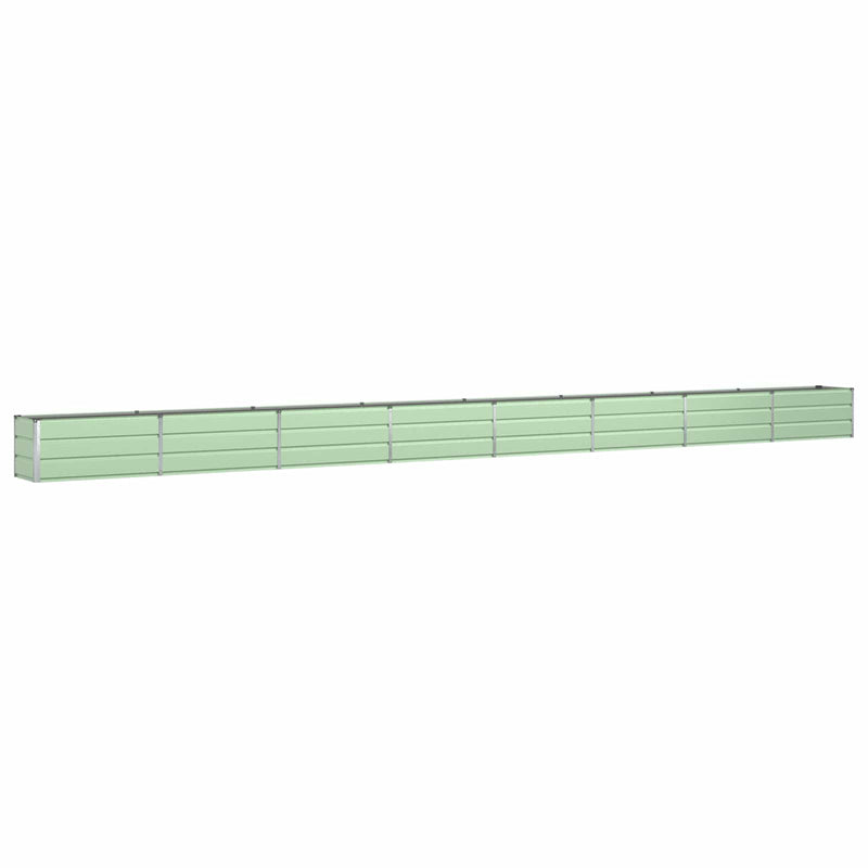 Load image into Gallery viewer, Vidaxl plantenbak pastelgroen 480 x 50 x 45 cm gegalvaniseerd staal
