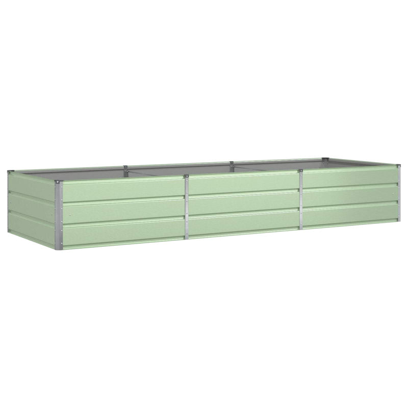 Load image into Gallery viewer, Vidaxl plantenbak pastelgroen 195 x 100 x 45 cm gegalvaniseerd staal