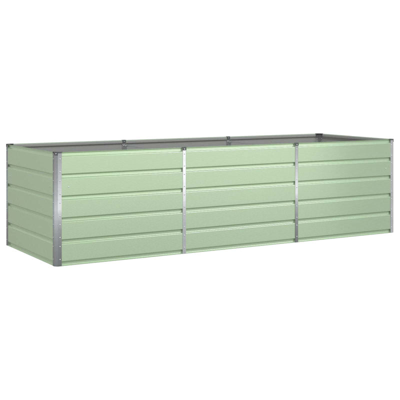 Load image into Gallery viewer, Vidaxl plantenbak pastelgroen 195 x 100 x 45 cm gegalvaniseerd staal