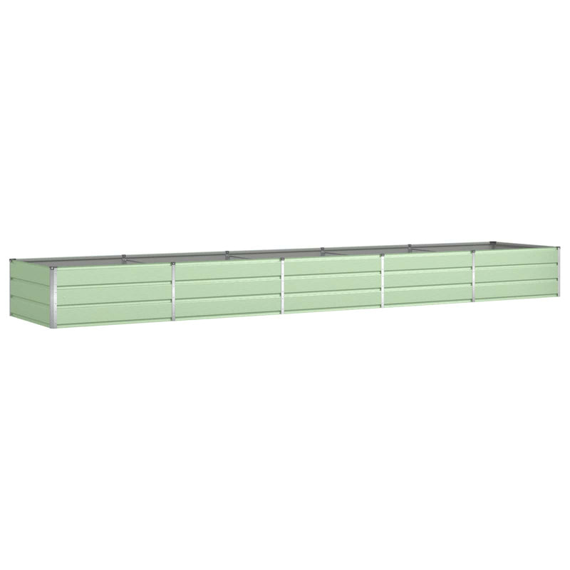 Load image into Gallery viewer, Vidaxl plantenbak pastelgroen 195 x 100 x 45 cm gegalvaniseerd staal