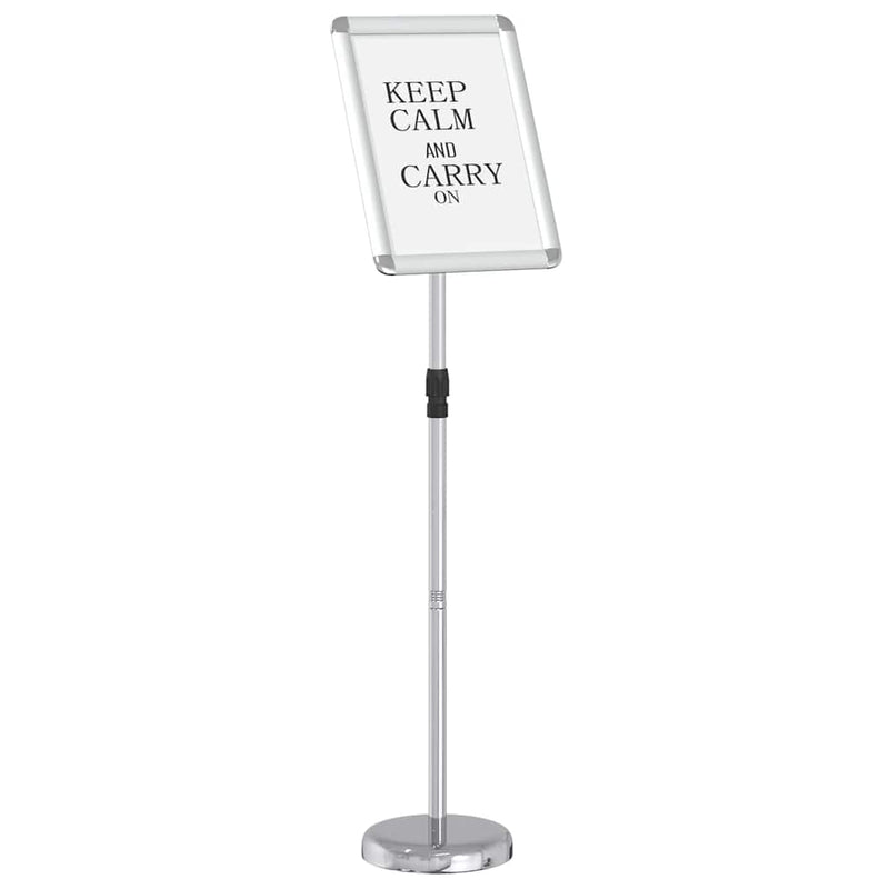 Load image into Gallery viewer, Vidaxl beurs displays zilver 25 x 25 x 125 cm aluminium