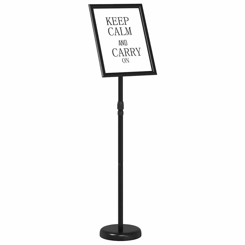 Load image into Gallery viewer, Vidaxl beurs displays zwart 25 x 25 x 125 cm aluminium