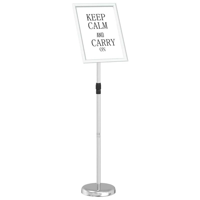 Load image into Gallery viewer, Vidaxl beurs displays zilver 25 x 25 x 125 cm aluminium