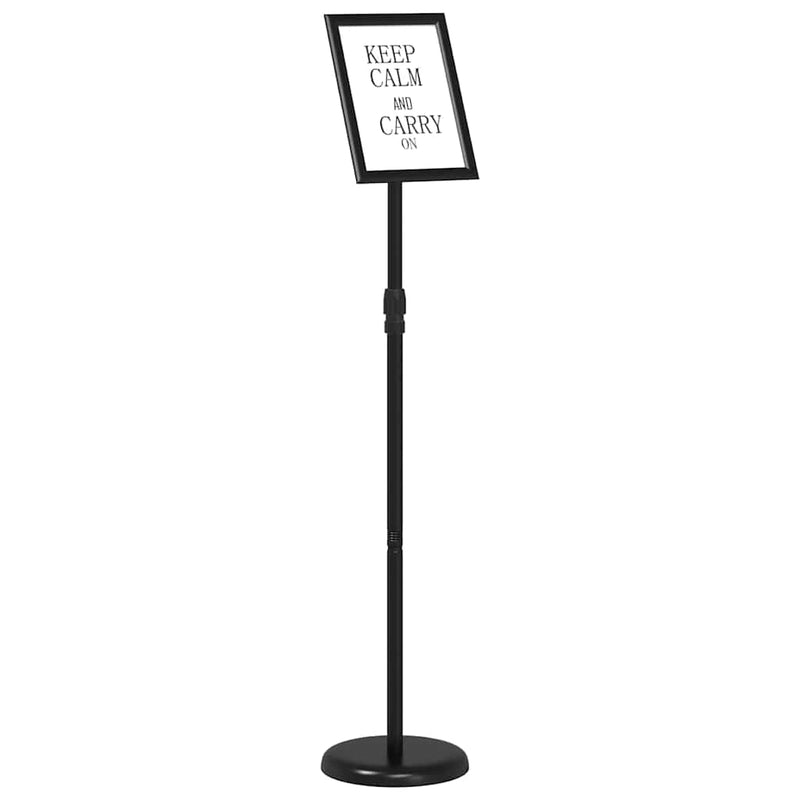 Load image into Gallery viewer, Vidaxl beurs displays zwart 25 x 25 x 125 cm aluminium