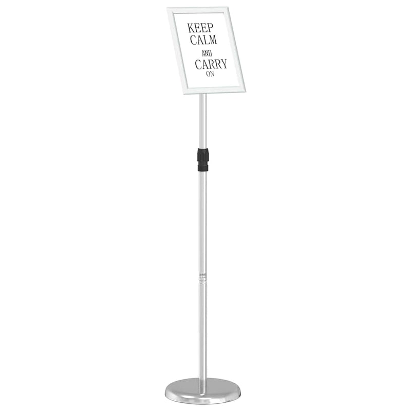 Load image into Gallery viewer, Vidaxl beurs displays zilver 25 x 25 x 125 cm aluminium