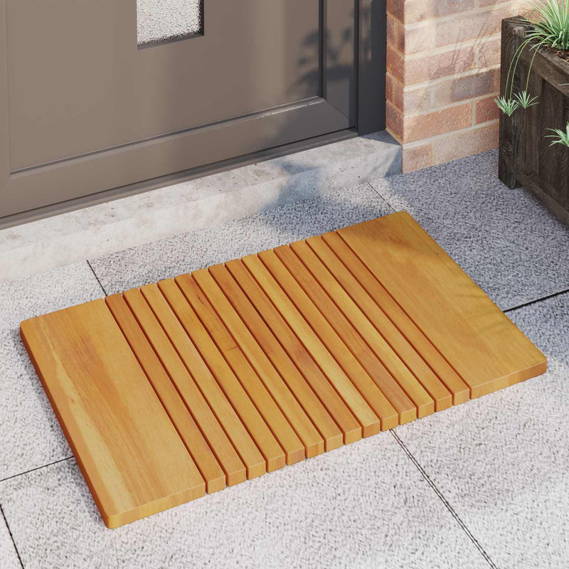 Load image into Gallery viewer, Vidaxl badmat effen bruin 59 x 40 cm hout