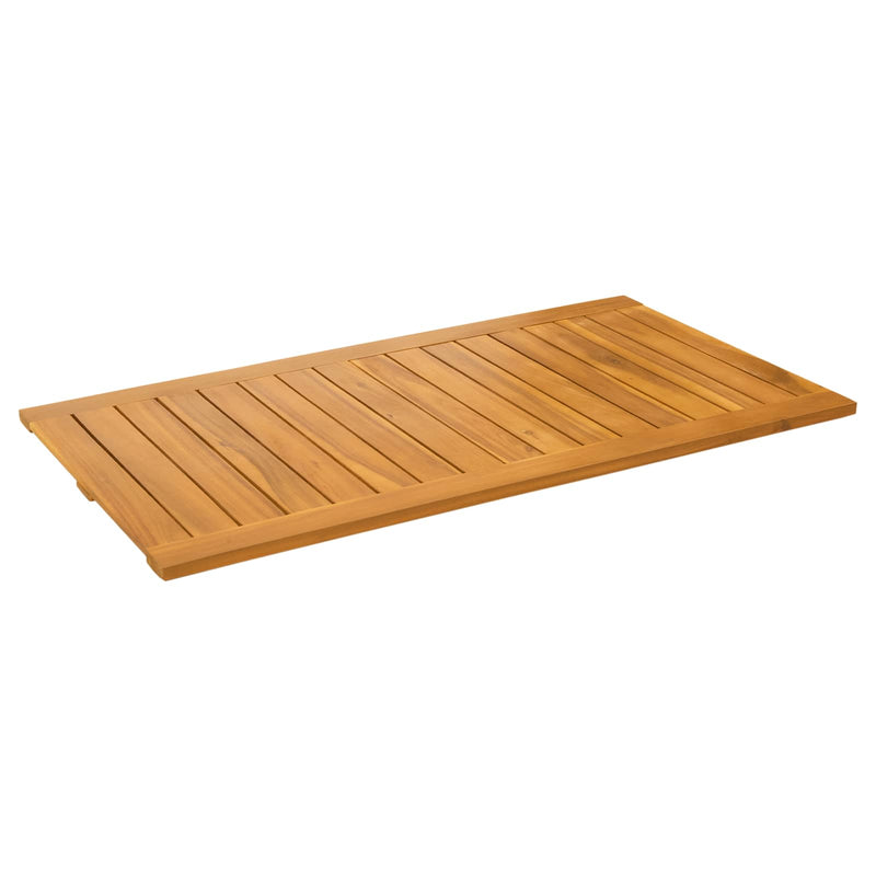 Load image into Gallery viewer, Vidaxl badmat effen bruin 100 x 55 cm hout