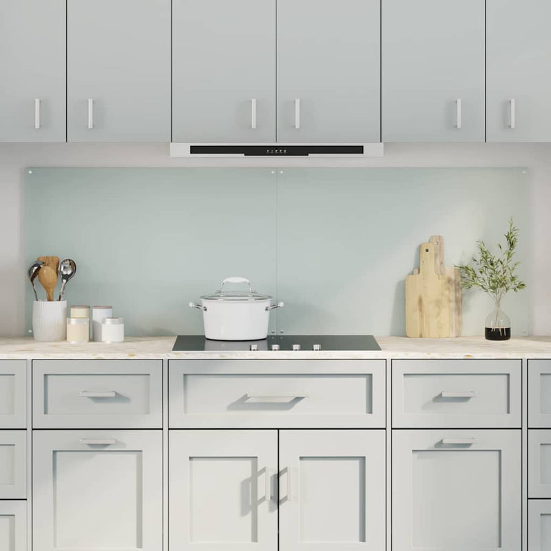 Load image into Gallery viewer, Vidaxl keuken spatscherm 2 pcs wit 90 x 60 cm gehard glas