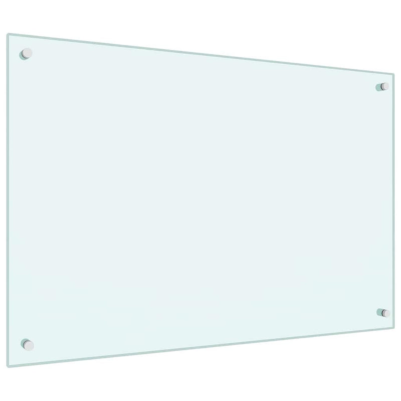 Load image into Gallery viewer, Vidaxl keuken spatscherm 2 pcs wit 90 x 60 cm gehard glas