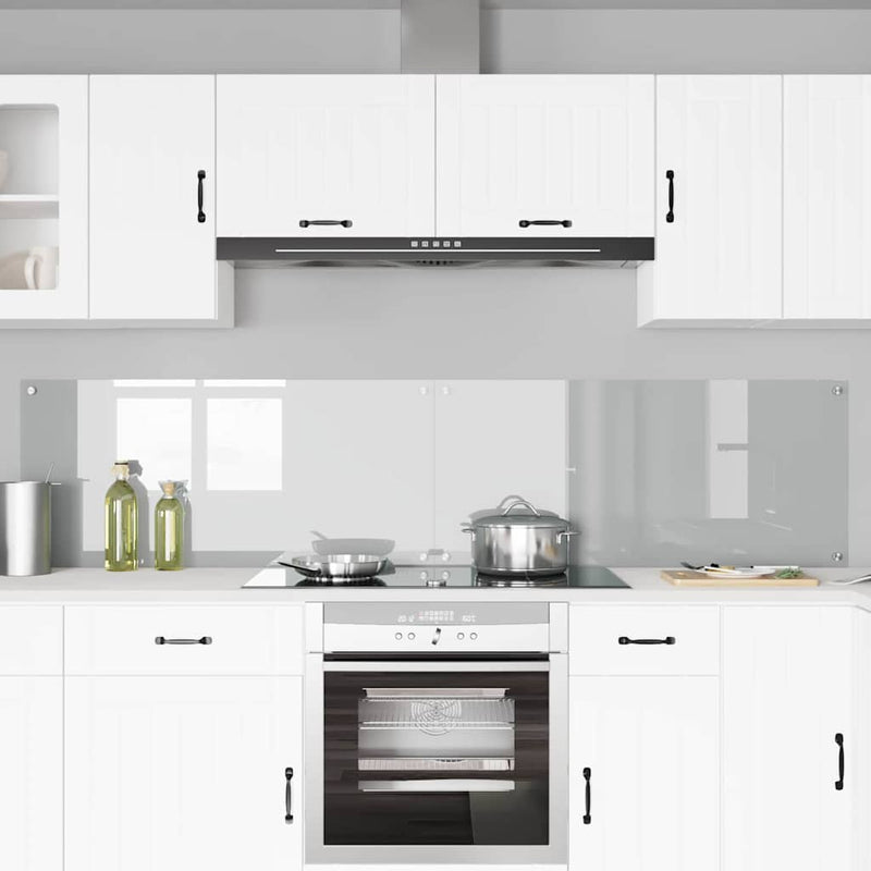Load image into Gallery viewer, Vidaxl keuken spatscherm 2 pcs doorzichtig 110 x 50 cm gehard glas