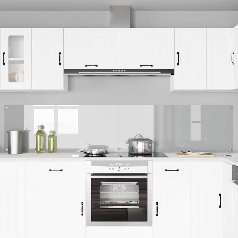 Load image into Gallery viewer, Vidaxl keuken spatscherm 2 pcs doorzichtig 120 x 50 cm gehard glas