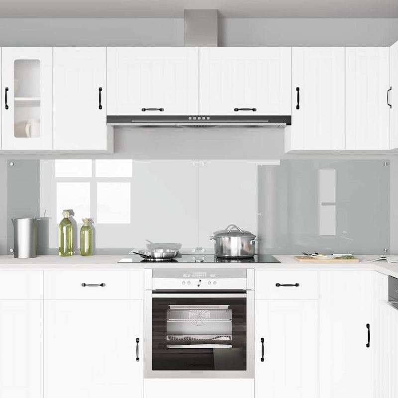 Load image into Gallery viewer, Vidaxl keuken spatscherm 2 pcs doorzichtig 120 x 60 cm gehard glas